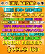 XDefiant Accounts For Sale Titanium Prisma