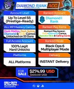 Call of Duty BO6 Diamond Accounts For Sale W Dark Matter