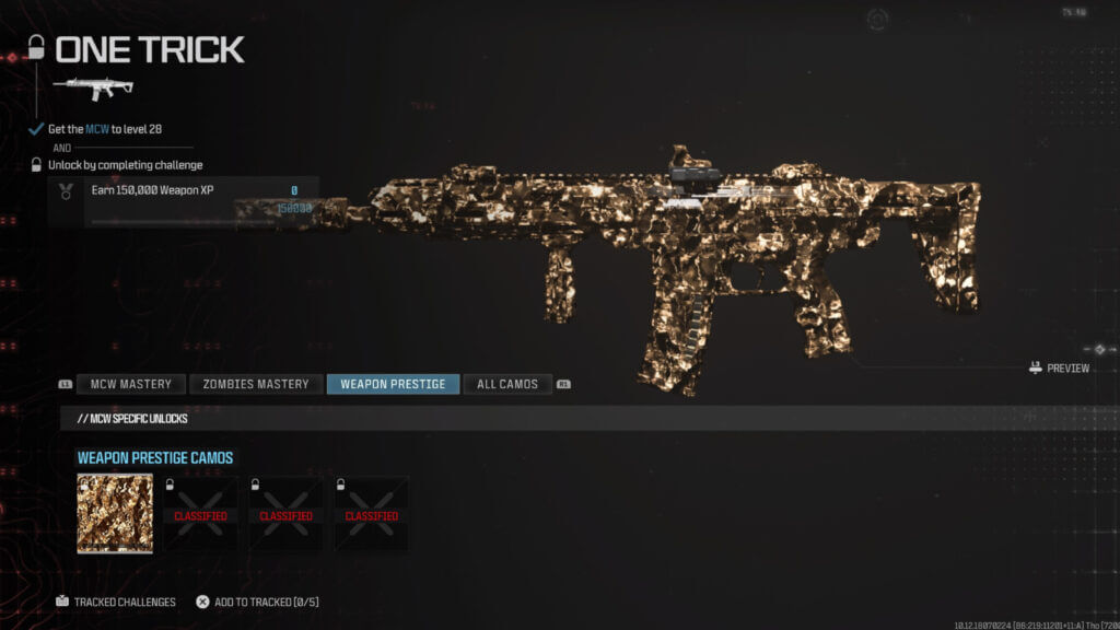 One Trick Camo MW3