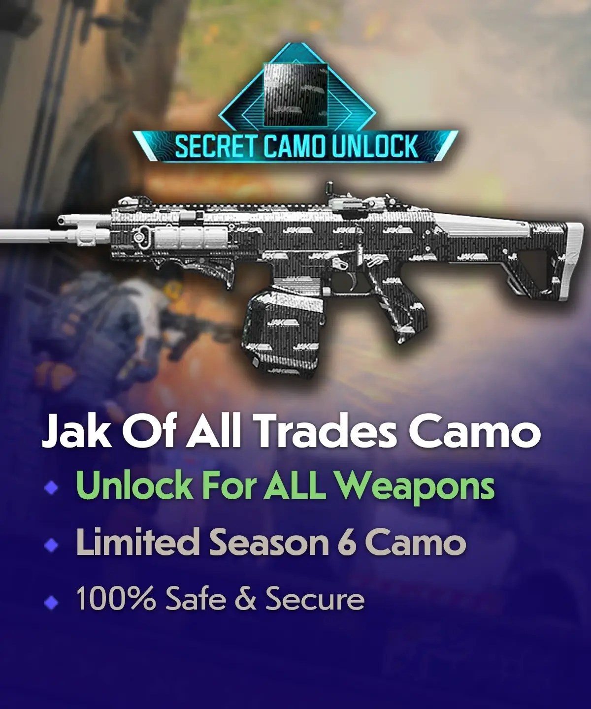 COD MW3 Jak Of All Trades Camo Unlock