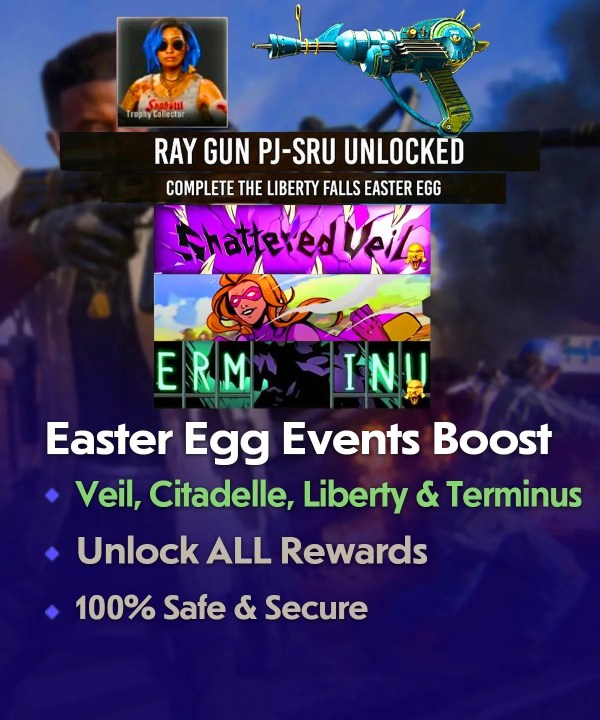 COD BO6 Easter Egg Events Boost Shattered Veil, Citadelle, Liberty, Terminus