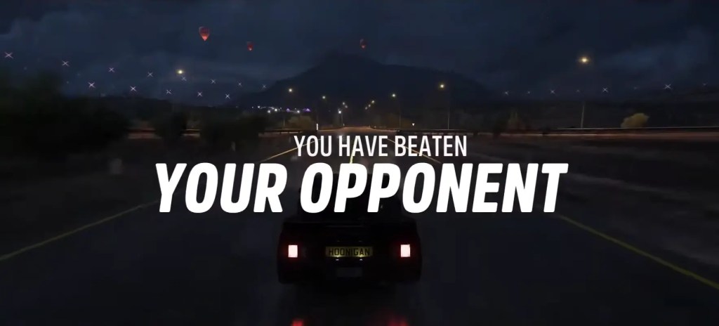 Beaten your opponent