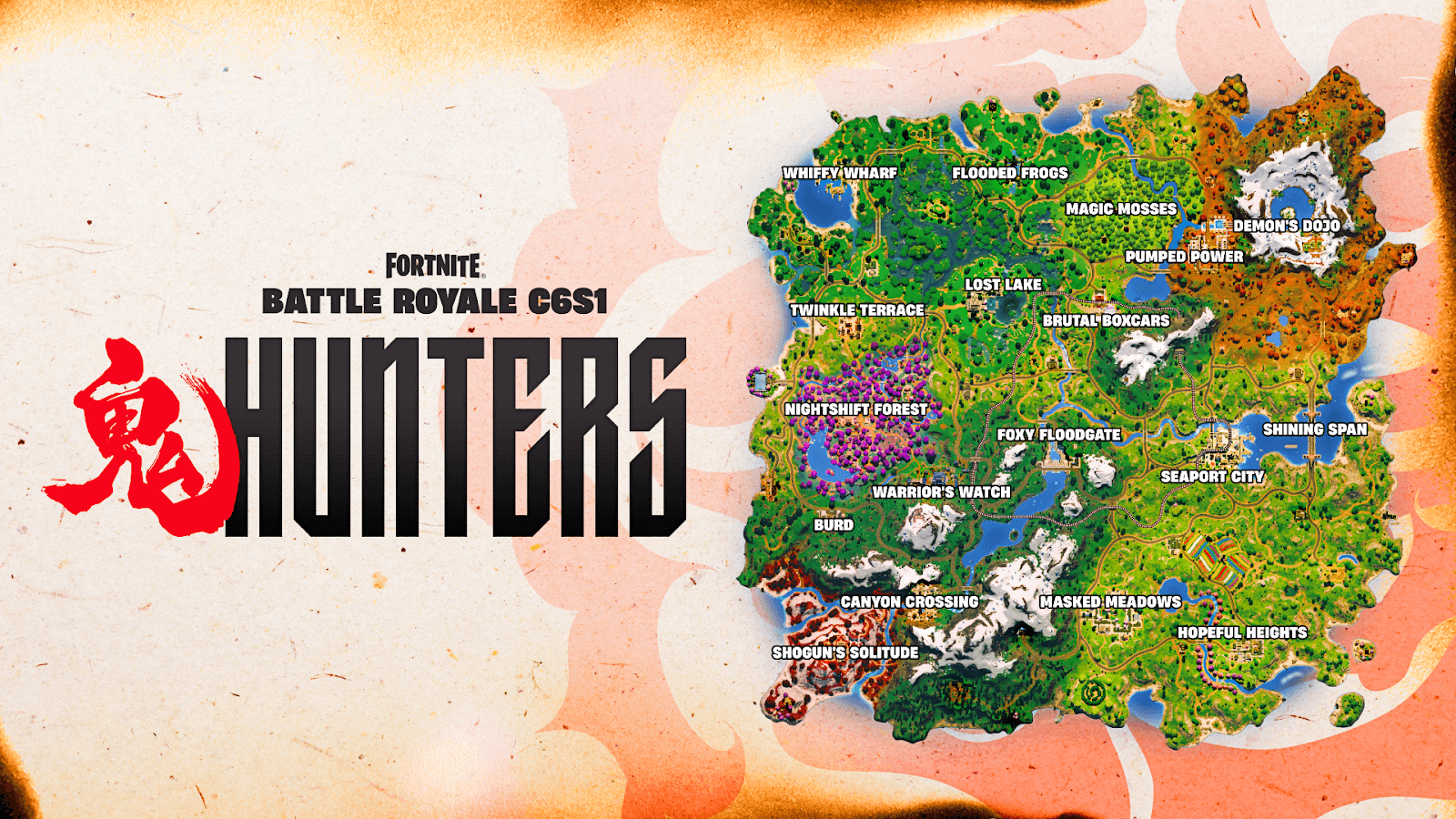 Fortnite Chapter 6 Season 1 Map