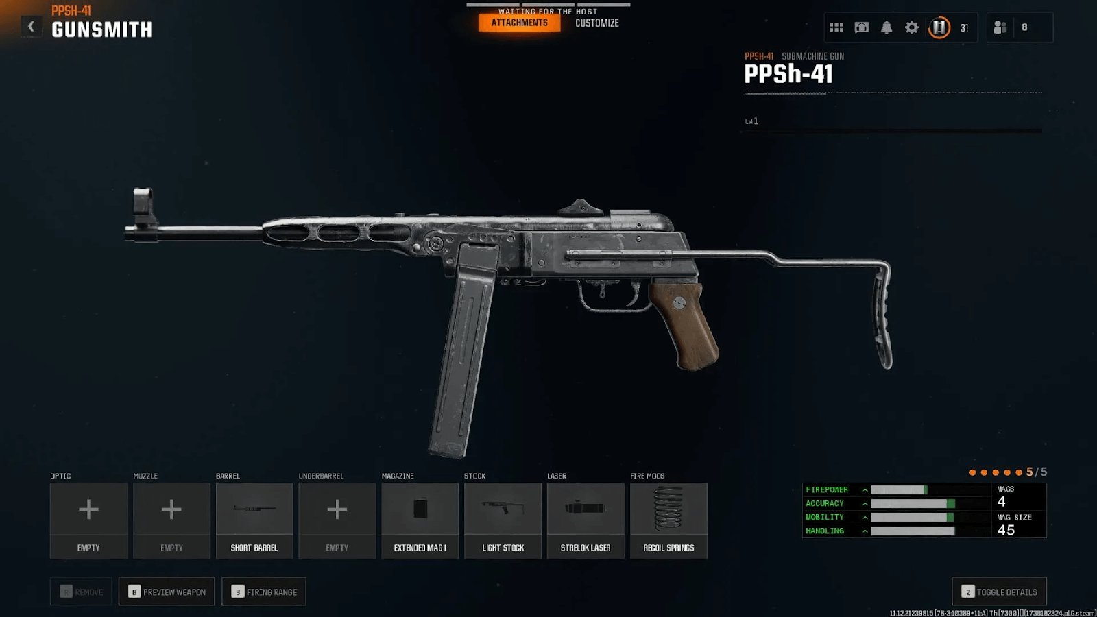 PPSH-41 (Close-Quarters Monster)