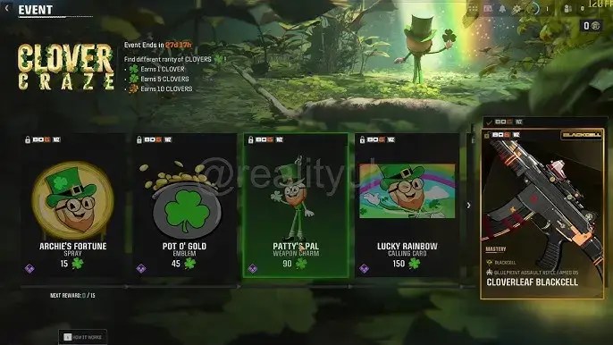 The Clover Craze Event Brings Exclusive Rewards