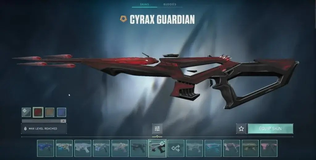 Weapons and Items in the Cyrax Bundle