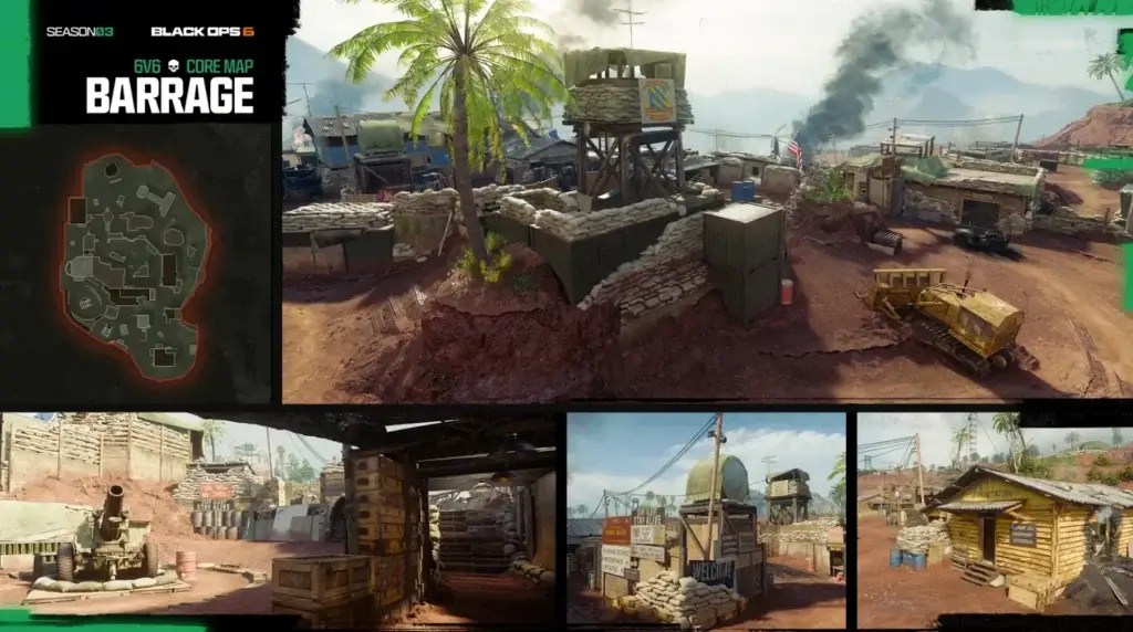 All New Multiplayer Maps In Black Ops 6 Season 3 - barrage