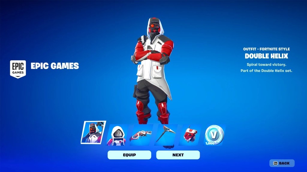 Double Helix - Top 7 Rarest Fortnite Skins